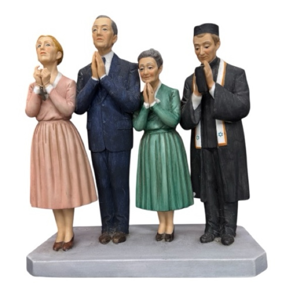 Vintage Norman Rockwell “Freedom of Worship” Figurine | Limited Edition -S